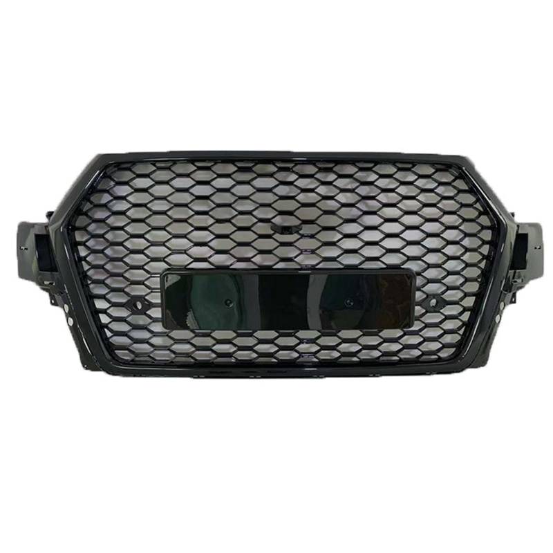 SEVOLY Auto Front Kühlergrille für Audi Q7 RSQ7 2016 2017 2018 2019, Dauerhaft Frontstoßstange Kühlergrill Grill Mittelnetz Grilles Frontstoßstangengrill Styling Zubehör,A von SEVOLY