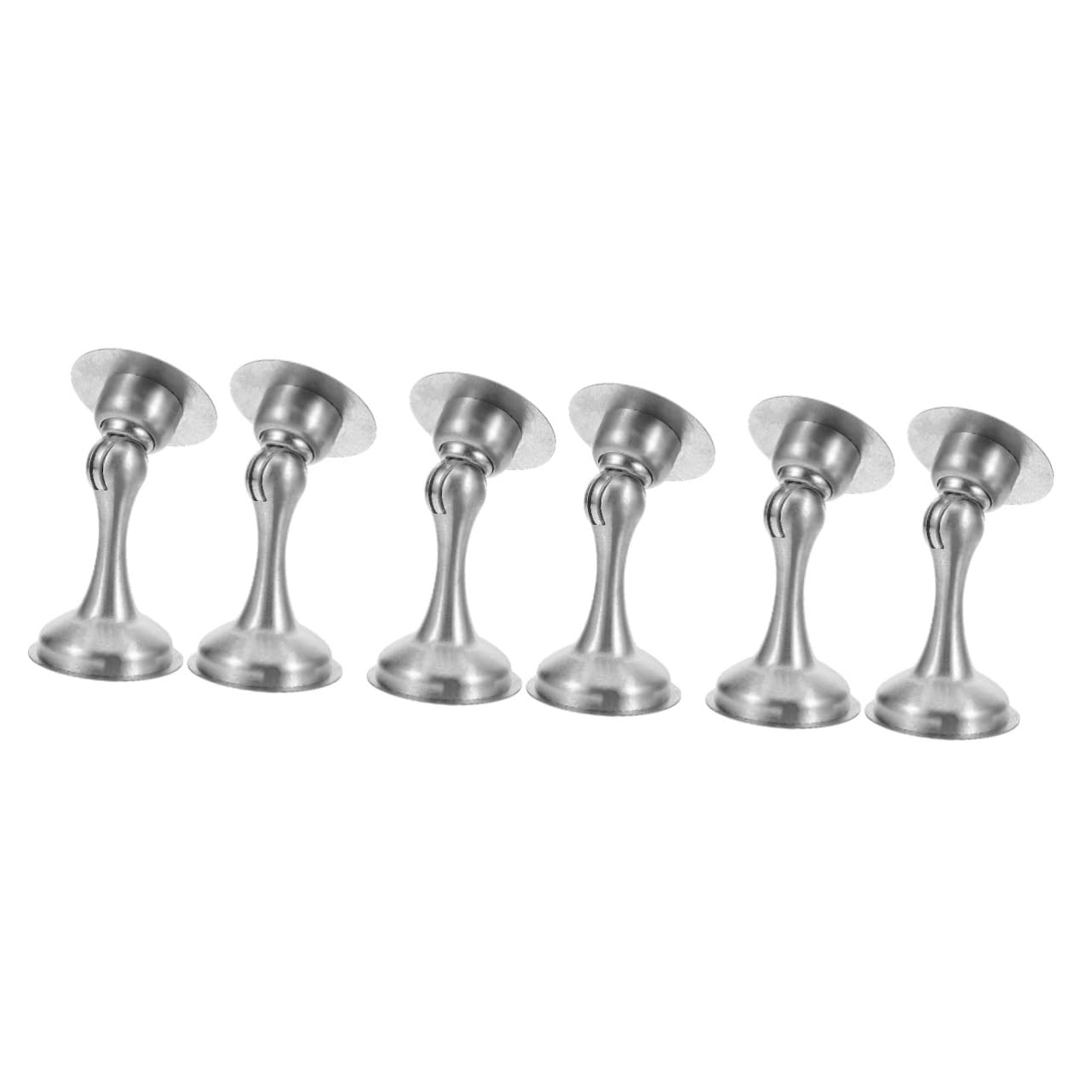 6 Stk Türstopper Tür Wandstopper Silver Magnet SEWACC von SEWACC