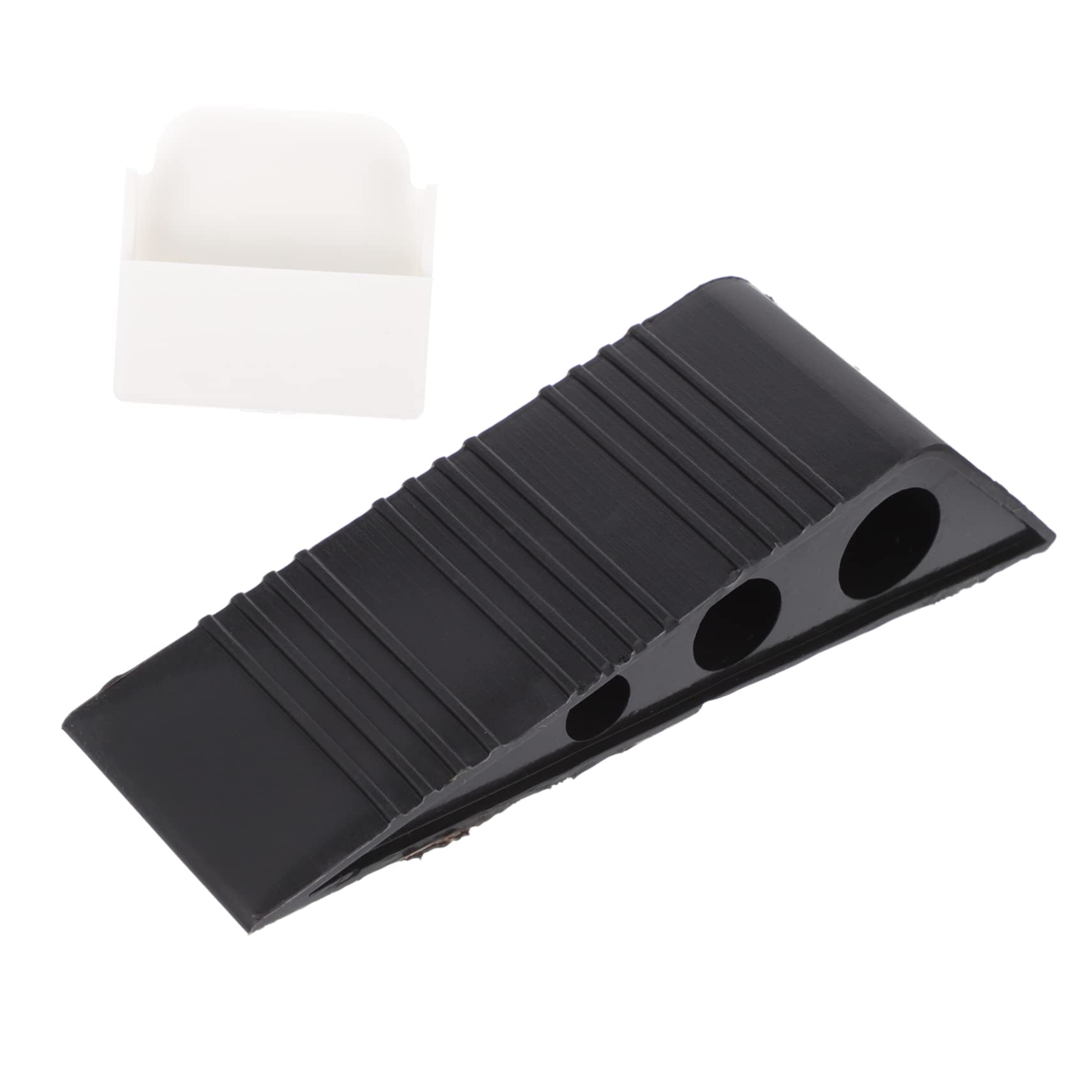 SEWACC 1stk Schlagfreier Türstopper Kindersicherer Türstopper Tür Stecker Türkeilstopper Türstopper Wand Sicherheits-türstopper Windfester Türstopper Bodenschoner Werkzeug Kieselgel Black von SEWACC