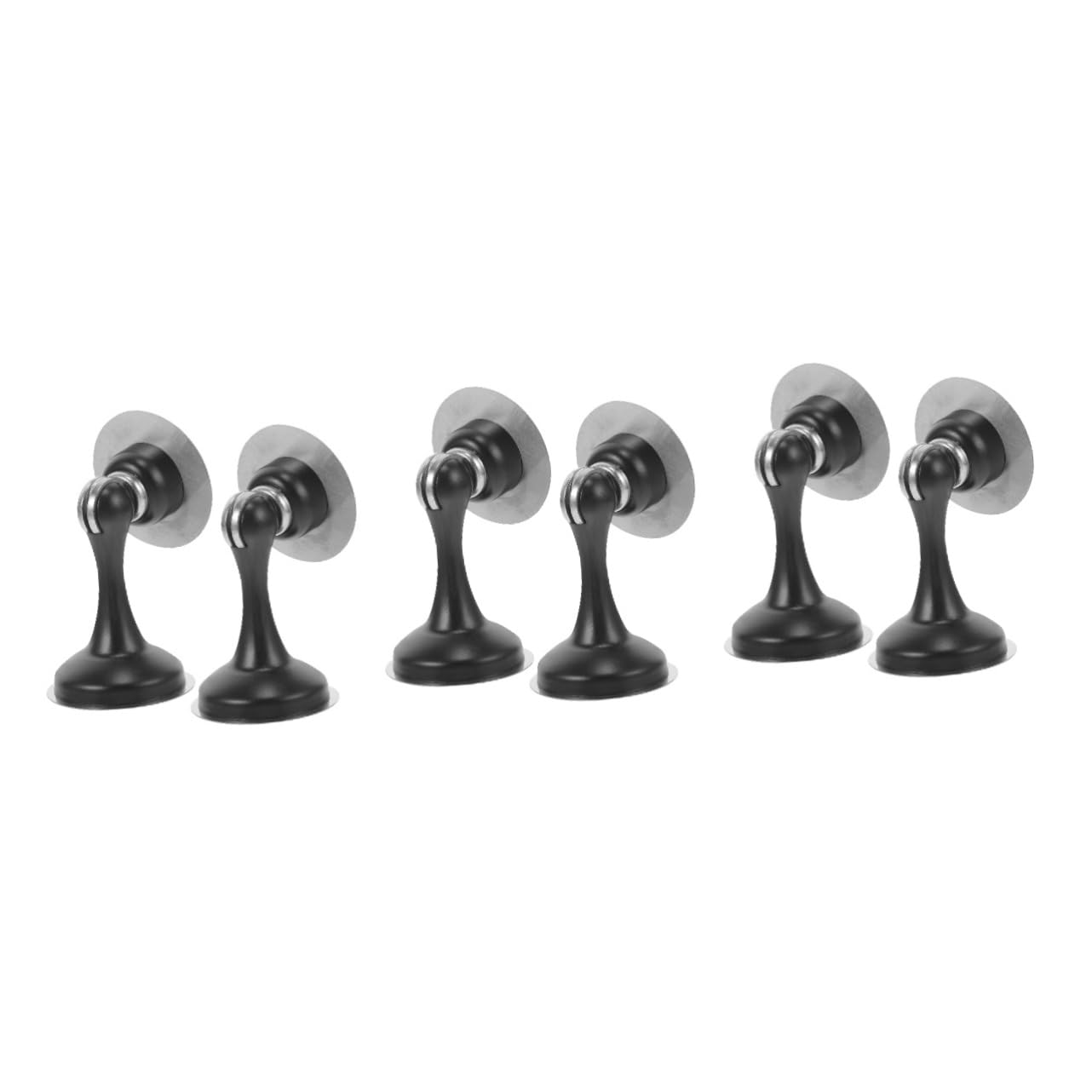 SEWACC 6 Stk magnetischer Türstopper abtreter Türstopper für Bodenmontage magnetische Türstopper Sicherheits-Türstopper Türstopper aus Metall Türstopper aus Edelstahl Rostfreier Stahl von SEWACC