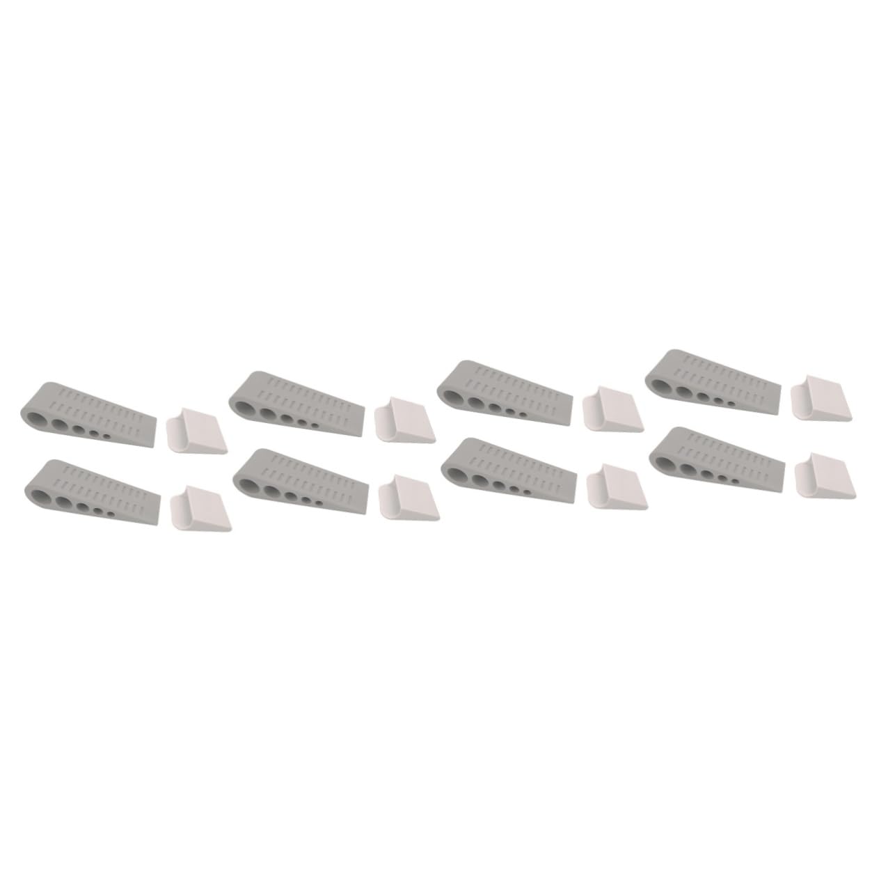 SEWACC 8 Stk Türstopper Einklemmschutz Türluftstopper Türstopper Keil Türschloss Für Türstopper- Draussen Türstopper Türhalter Türdekoration -dekor Abs Grey von SEWACC