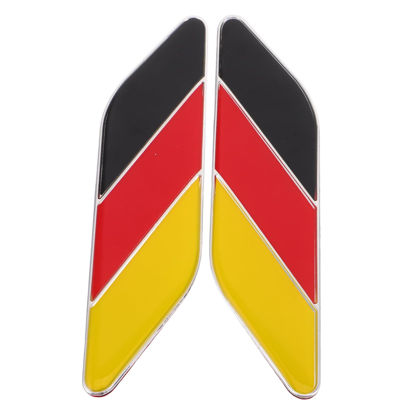 SEWOART 1 Paar Körperaufkleber Kofferraumabzeichen Außenabzeichen Deutschland Flagge Auto Flaggen Sticker Auto Autozubehör mit Deutscher Flagge Deutscher Abzeichenaufkleber Kristall-Epoxy von SEWOART