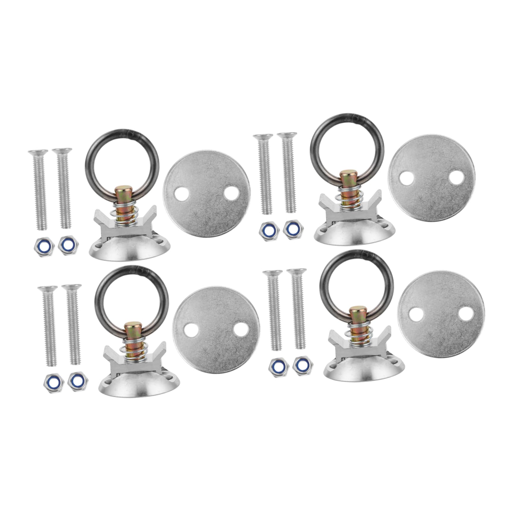 SEWOART 1 Set Rail Fixing Eye Round Accessoires Kits Schweres Zubehör Vorhang Clip Haken Haken Haken Große Haken Ankerschrauben Elektrowerkzeuge Runde Kits Befestigungsschrauben von SEWOART