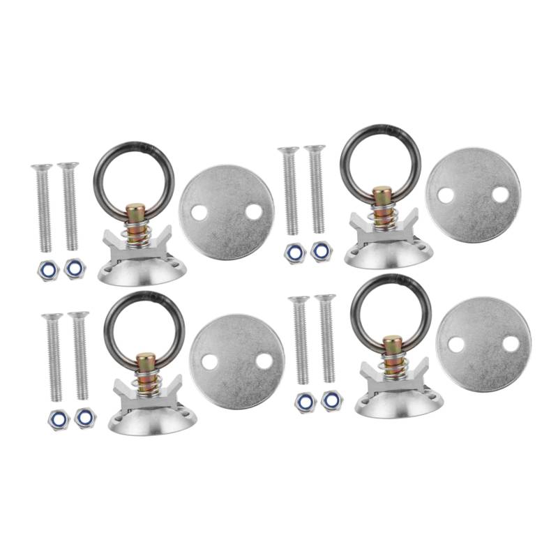 SEWOART 1 Set Rail Fixing Eye Round Accessoires Kits Schweres Zubehör Vorhang Clip Haken Haken Haken Große Haken Ankerschrauben Elektrowerkzeuge Runde Kits Befestigungsschrauben von SEWOART