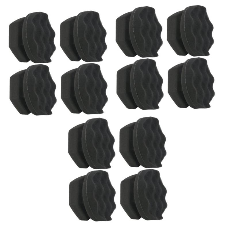 SEWOART 12 Stk Wachspolitur für Fahrzeuge auto politur auto polieren auto wax auto putz auto poliermittel Schwamm-Polierpads -Pad praktischer Wachsschwamm Autowachsschwamm Black von SEWOART