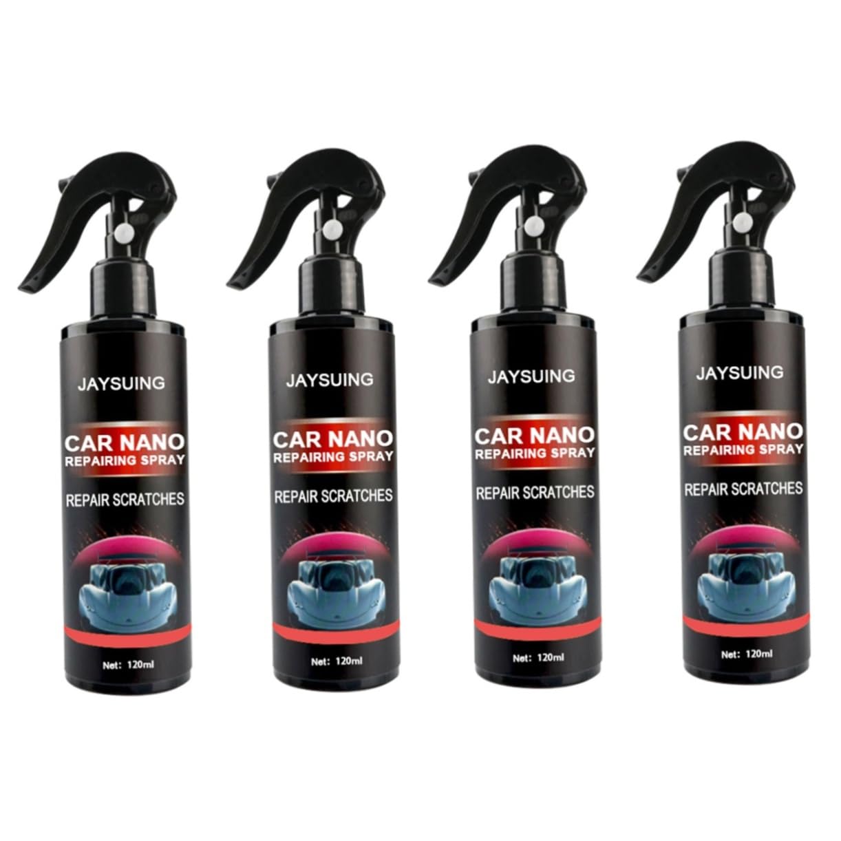 SEWOART 2 Stück 2 Auto Reparaturspray Auto Kratzer Ausbesserung Auto Kratzer Reparatur Spray Auto Nano Reparaturspray Autopolitur Restaurator Auto Polierspray Autozubehör Auto von SEWOART