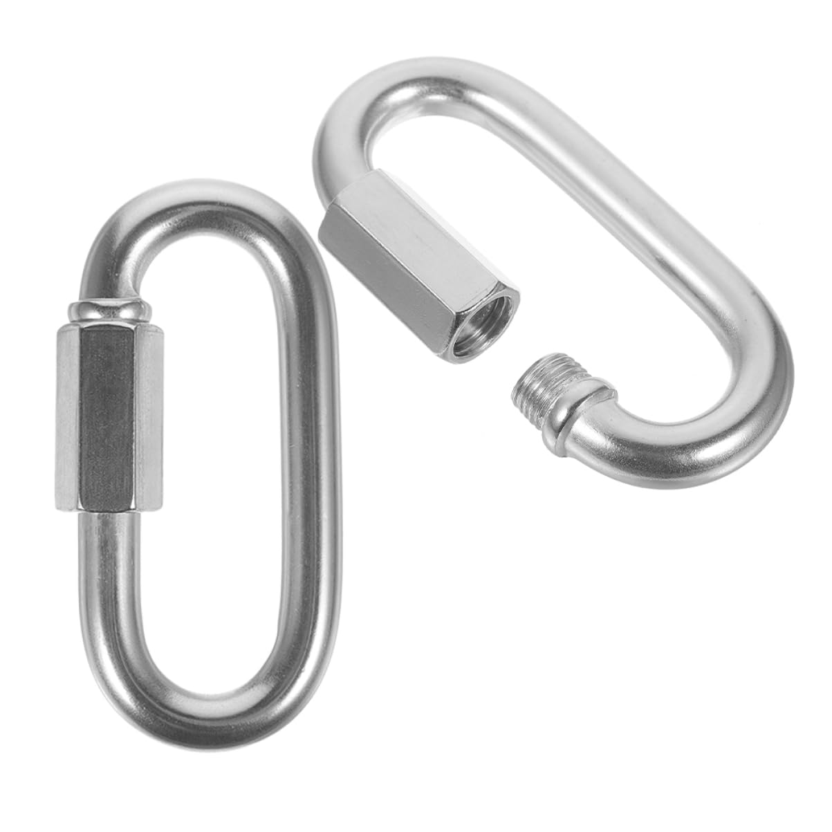 SEWOART 2 Stück Anhänger Verbindungsfeder Karabinerhaken Kleine Karabiner Robuste Bergsteiger Clips Karabinerverschluss Kleiner Verriegelungskarabiner Karabinerhaken Karabiner Aus von SEWOART