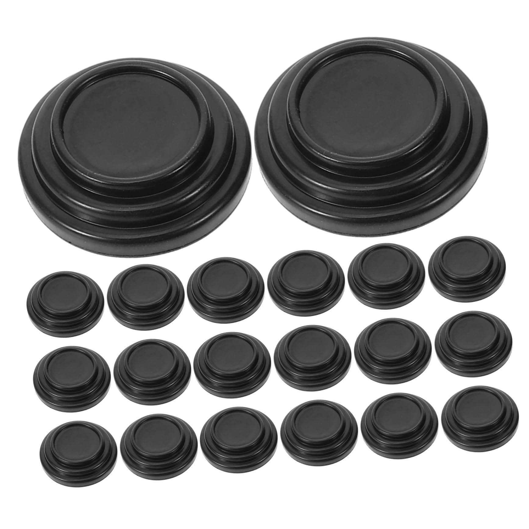 SEWOART 20Pcs Türwächter Für Accessoires Gummi Auto Tür Absorber Stoßdämpfer Auto Schwarz Schwarz von SEWOART