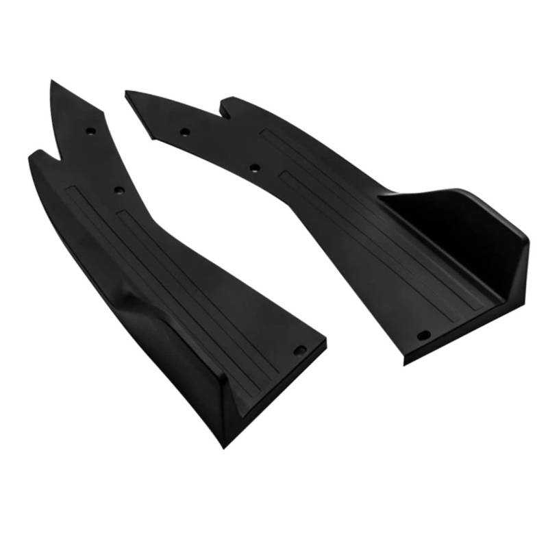 SEWOART 2St Kotflügel hinten autozubehör Auto zubehör pkw zubehör Rear Lip Spoiler Kindersitz Auto Kupplungsstufe Tür Stoßstangenschutz hinten Diffusor für die hintere Stoßstange Abs Black von SEWOART