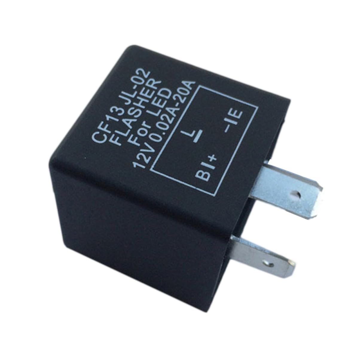 SEWOART 3 Pin CF13 JL02 Blinker Relais Für Autos Unverstellbares Flasher Relay Für Fahrzeugsignale Kompatibel Mit Signallichtern von SEWOART