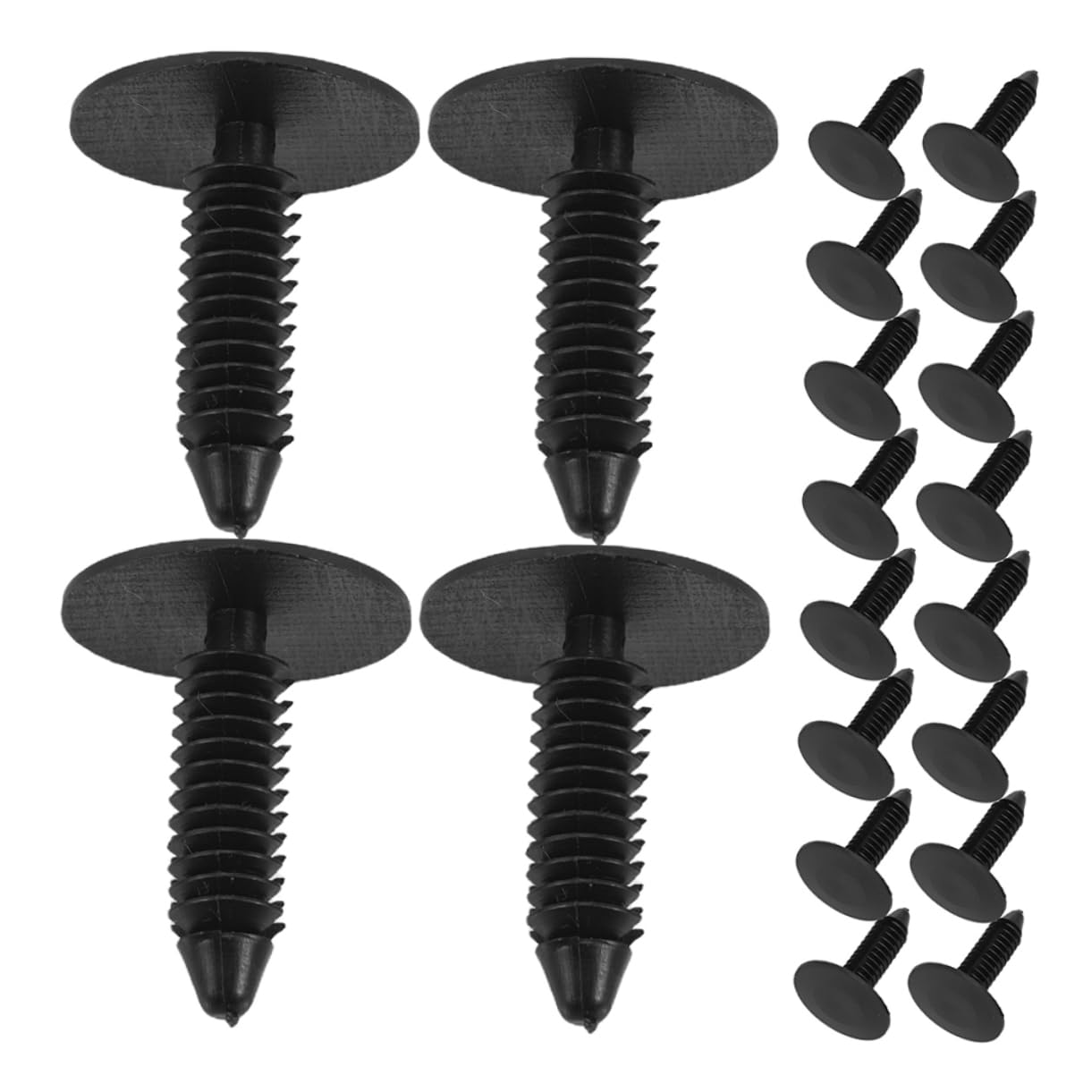 SEWOART 30 Stücke Auto Clips Nylon Befestigungsteile Für Kofferraumverkleidung Schwarz Kunststoff Halteklammern Baumform Auto Stoßstange Clips von SEWOART