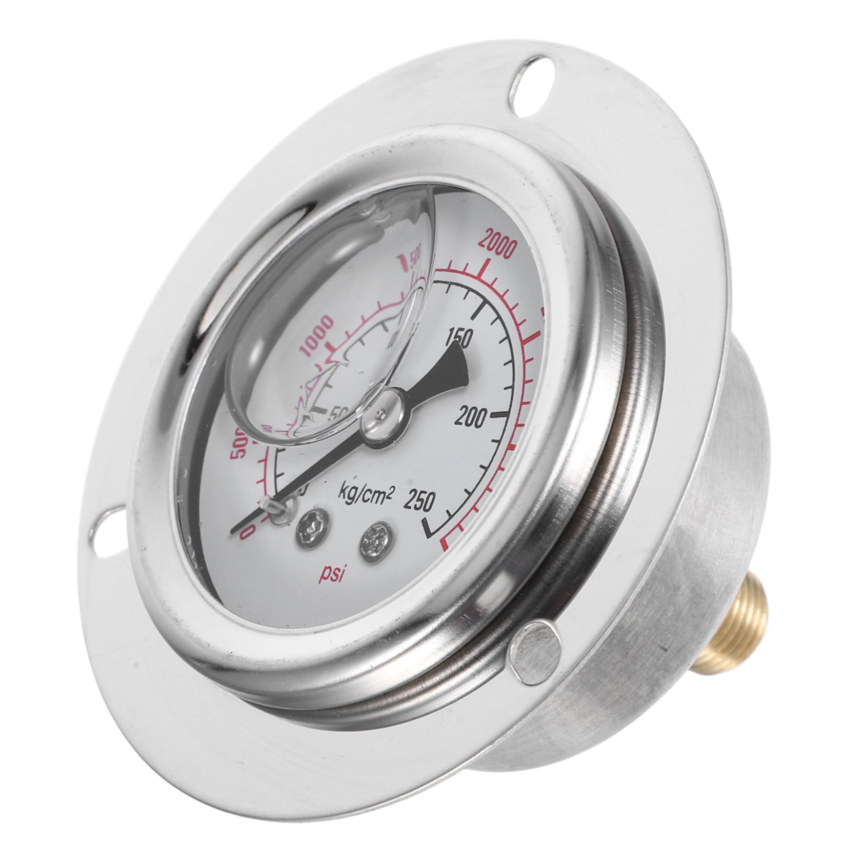 SEWOART Barometer Druck Messgerät Regler Flüssig Manometer Für Schalttafeleinbau Drehscheibe Schwimmbad Zerrissen Elektronisch Filter Stecker Verhältnis Instrument Luft Kupfer Silver von SEWOART