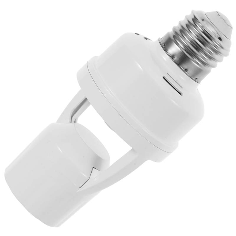 SEWOART E27 Infrarot Sensor Lampenfassung Für Innenräume Einstellbare Infrarot Lampenhalterung Mit Automatischer Lichtsteuerung Für Flure Und Wohnräume LED Fähig von SEWOART