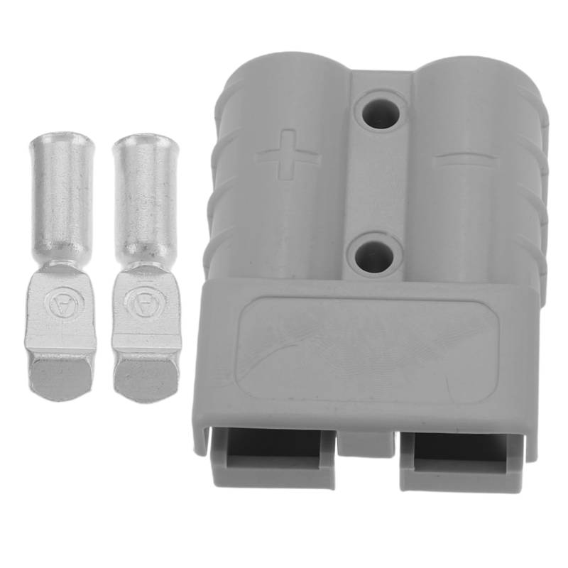 SEWOART Gabelstecker Schnellkupplungen Gabelstapleranschlussgriff Gabelstapler Stromanschluss Schnelltrennkupplung Stromkabelklemmen Stecker für elektrische Kabel Anschlussstecker STK Grey von SEWOART