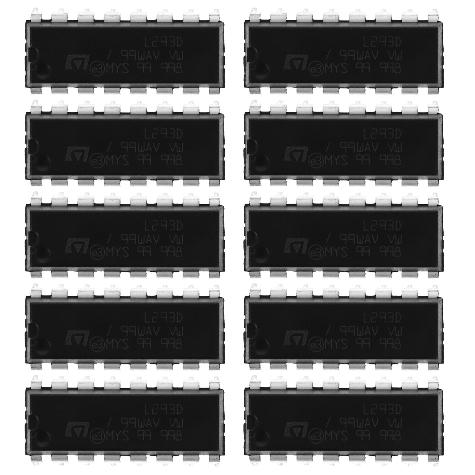 SEWOART L293D DIP 16 Pin IC Motorsteuerung L293D IC Treiber L293D Motorcontroller Motorsteuerung Für Präzise Ansteuerung Von Schrittmotoren Und Gleichstrommotoren von SEWOART