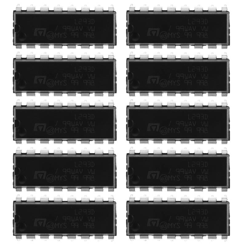 SEWOART L293D DIP 16 Pin IC Motorsteuerung L293D IC Treiber L293D Motorcontroller Motorsteuerung Für Präzise Ansteuerung Von Schrittmotoren Und Gleichstrommotoren von SEWOART