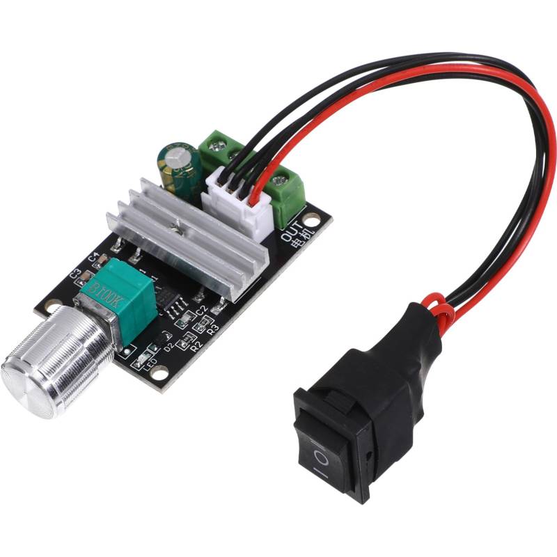 SEWOART PWM DC Motor Controller 1203BB 6V 12V 24V 3A 80W Verstellbarer Und Umkehrbarer Motorsteuerungs Schalter Geeignet Für Elektrofahrzeuge Maschinen Und Mehr von SEWOART