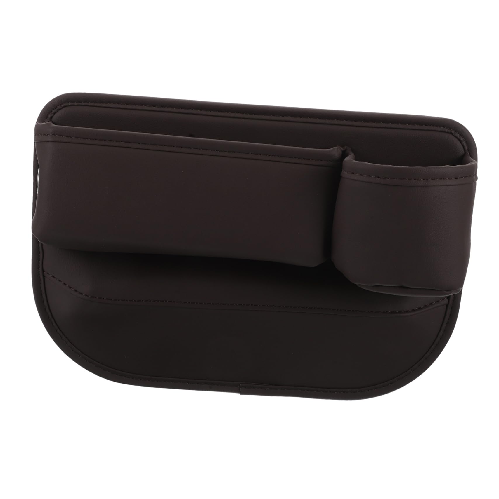 SEWOART Sitzlückenfüller Auto Organizer Universeller Auto Sitz Organizer Für Vordersitze Multifunktionale Für Handy Brillen Karten Und Flaschen Mocha von SEWOART