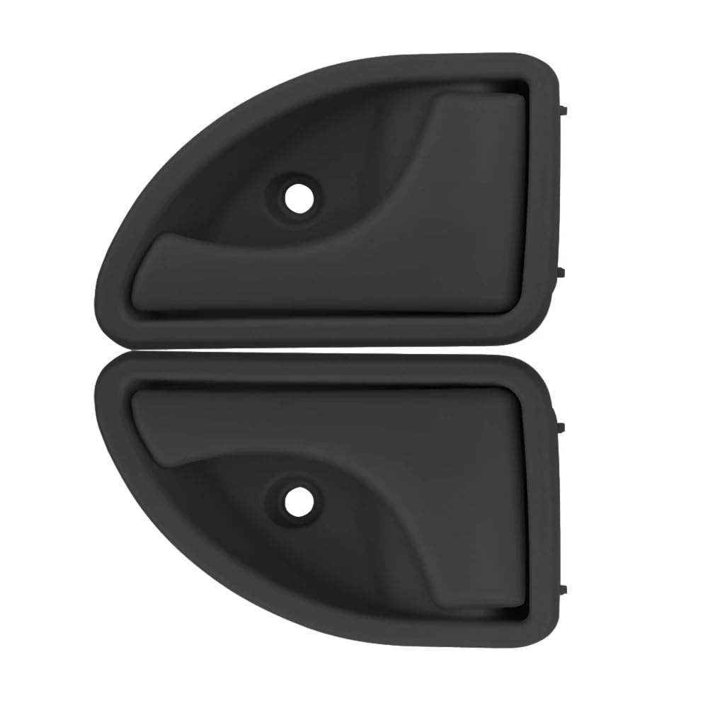 SEYUTWET [Replacement] 1 Paar Auto-Innentürgriff vorne hinten Links rechts for Renault for KANGOO for TWINGO 8200247802 (Black) von SEYUTWET