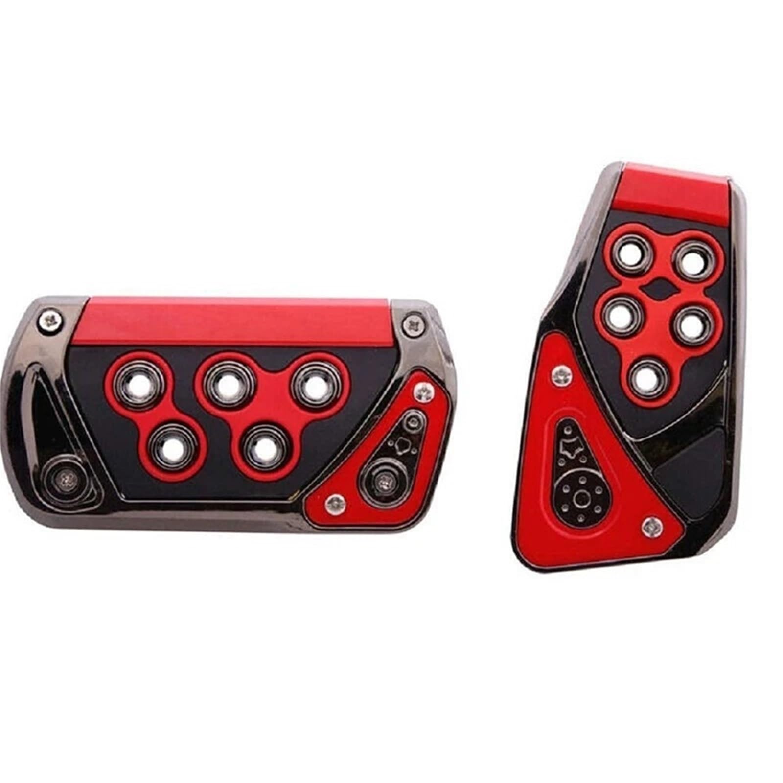 SEYUTWET [Replacement] Auto Sport Pedal Automatische Kraftstoff Bremspedal Abdeckung Auto Fußstütze Pad Abdeckung Set Mit Schraube Mutter Auto Innen Zubehör von SEYUTWET