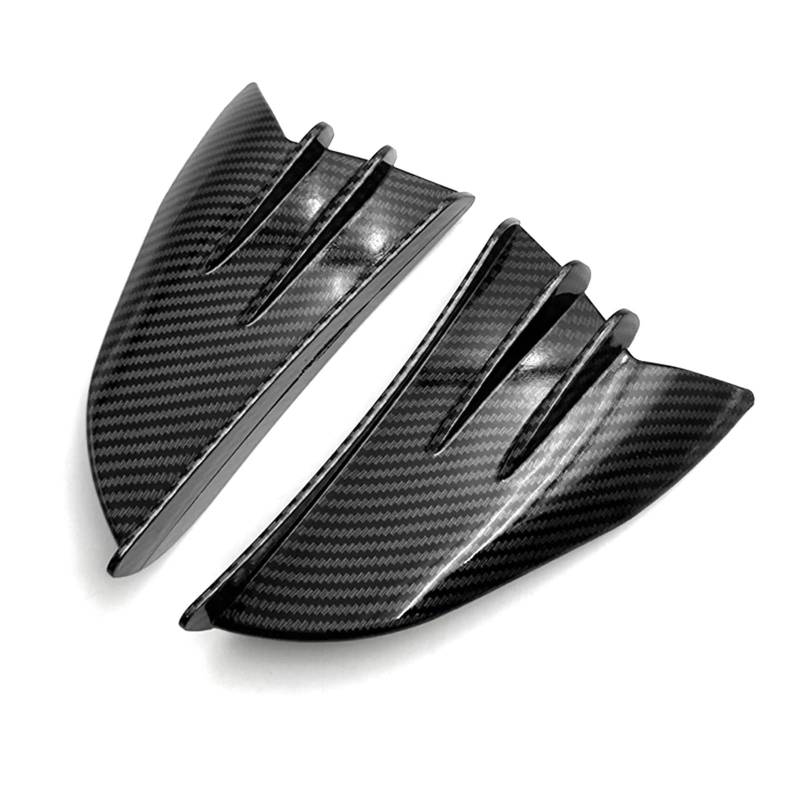 SFIWFOGD Aerodynamischer Seitenflügel für Motorrad, kompatibel mit Yamaha MT07, MT09, MT03, MT25, MT125, MT-07, MT-09, ganzjährig (Glossy Carbon Look) von SFIWFOGD