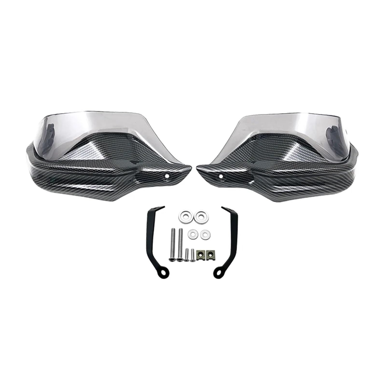 SFIWFOGD Handschutz für Motorräder, Windschutzscheibe, Windschutz für Hände, kompatibel mit CFMOTO 400MT 650MT 650MT 650 MT 400 MT(Carbon Grey Set) von SFIWFOGD