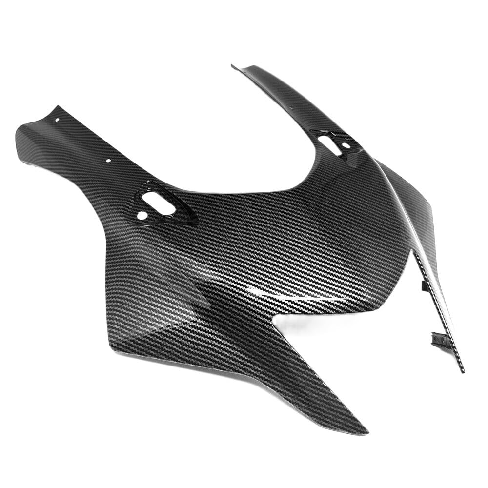 SFIWFOGD Motorrad ABS Kohlefaser Finishing Scheinwerferabdeckung Nasenwannenabdeckung Kappe Kompatibel mit YAMAHA YZF R7 YZF-R7 YZF-R7 YZFR7 2021 2022 2023 von SFIWFOGD