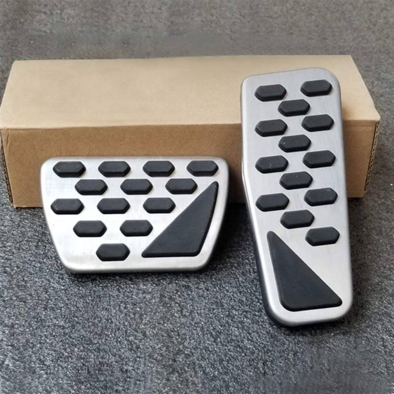 SFUO Edelstahlauto Accelerator Pedal Bremspedale Rutschfeste Abdeckung für Jeep Wrangler JL 2018 2019 JK 2007-2016 2017 Zubehör (Color Name : 2018 2019 YMTB 2PCS) von SFUO