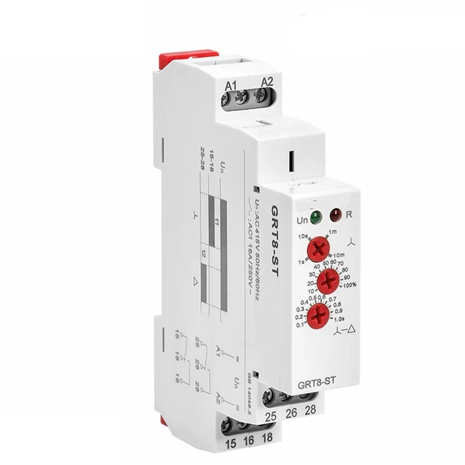 GRT8-ST Verzögerung am Motor-Stern-Timer, Softstarter, AC230V 380V~440V, AC/DC12V-240V, Relais-Motorstarter, 1 Stück(ACDC12V-240V) von SFYMORHE