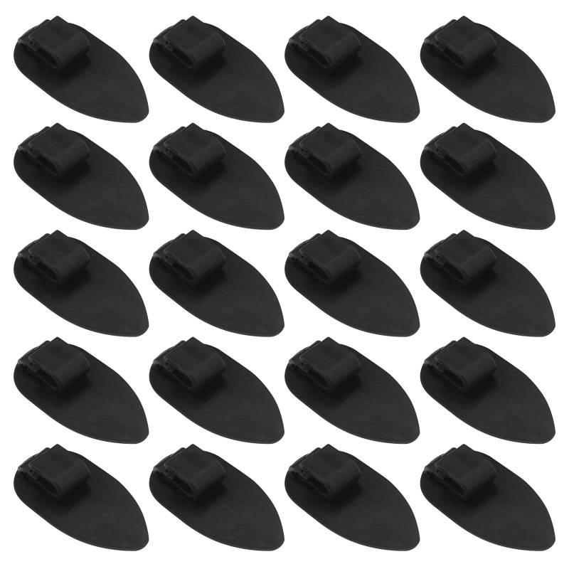 SG Store 20 Stück Auto Bodenmatte Clips Ersatz Kunststoff Auto Bodenmatte Befestigungsclips Anti Rutsch Schnalle Teppich Matte Clip Halter Zubehör für Auto SUV LKW ATV von SG Store