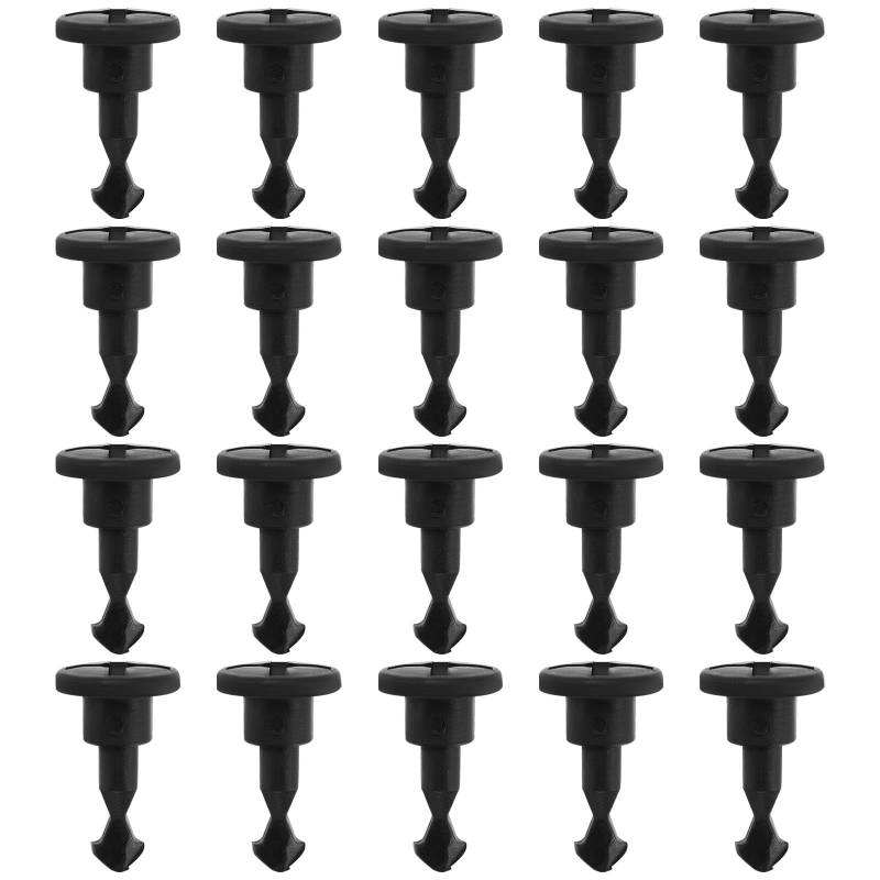 SG Store 20 Stück Motoroberdeckel-Drehverschlussschrauben Clips N90642001 N90565301 Kompatibel mit Audi A4 A6 A8 Motorhaubenabdeckungsclip Kunststoff von SG Store