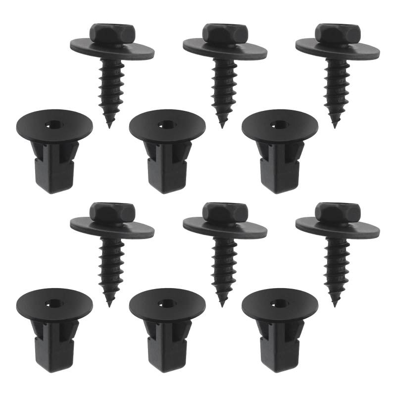 SG Store 6 Sets Radlauf-Spritzschutz Unterschalenschrauben Zierleisten Clips Tülle Kompatibel mit Lexus 90159A0010 Automotive Ersatzteile von SG Store