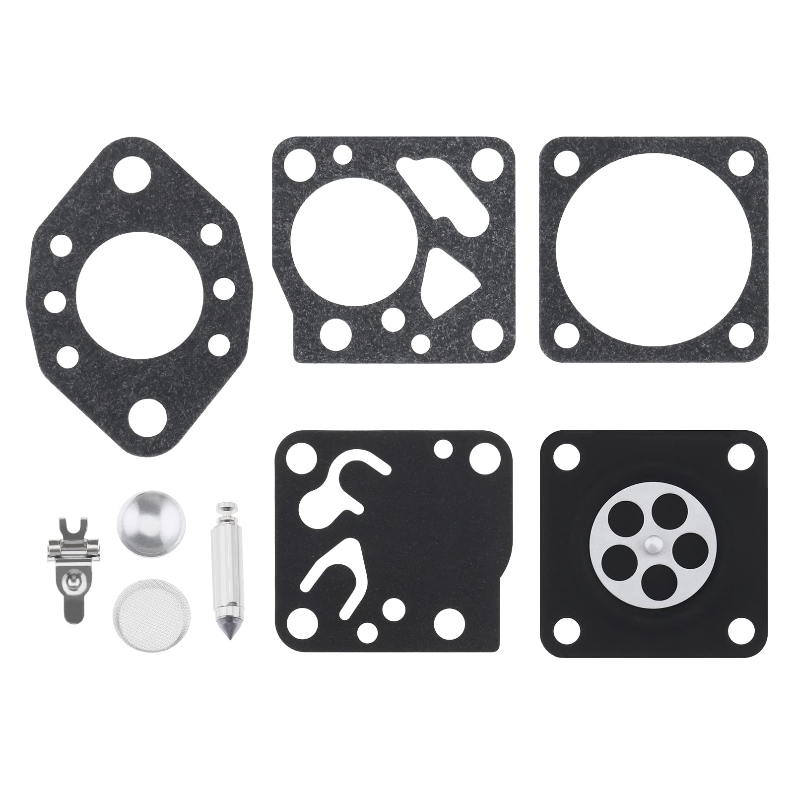 9 Stück Vergaser-Rekonstruktionsset, kompatibel mit Dolmar 110 110i 115i, kompatibel mit Solo 610 647, kompatibel mit Stihl 020 024 028 030 031 032 Kettensäge RK-13HU RK-14HU von SG Store