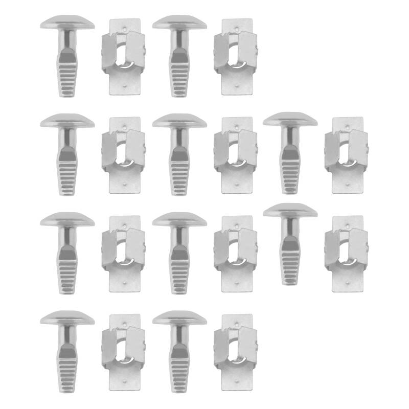 SG Store 10 Sets Auto-Motor-Unterbodenbefestigungen, Schild-Clips, kompatibel mit 206 207406 407 806 807 Referenz OE-Nummer 703016 703018 Aluminiumlegierung von SG Store