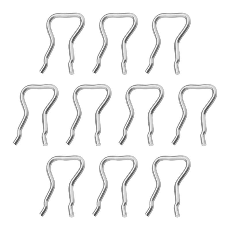 SG Store 10 Stück Common Rail Injektor Rückkehr Leck Off Rohr Clips F00VC22003 F00RJ00322 Ersatz Kraftstoff Injektor Stahl Metall Halte Clips von SG Store