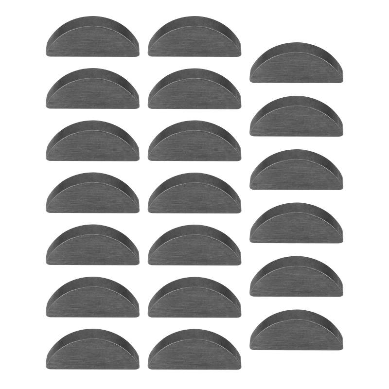 SG Store 20 Stück 2 X 3,7 Mm Halbmond-Schlüsselsatz Scheibenfeder aus Karbonstahl Kompatibel mit Simson S50 S51 S70 S53 S83 SR50 SR80 Polrad die Rechte Seite von SG Store