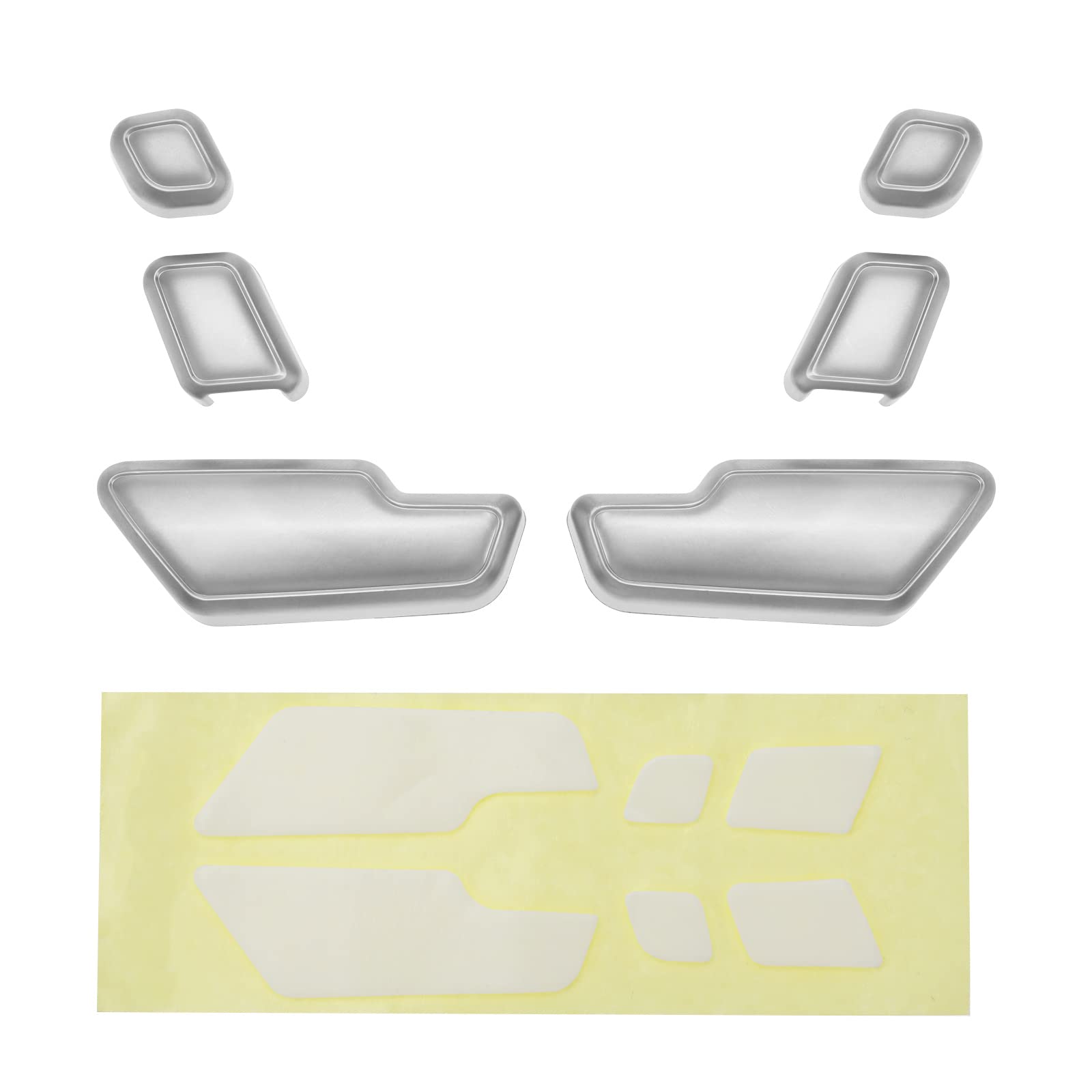 SG Store Set mit 6 Knöpfen für Türsitz passend für Mercedes ML-Klasse W166 / B-Klasse W246 / C-Klasse W204 Knopfkappen für Sitzverstellung von SG Store