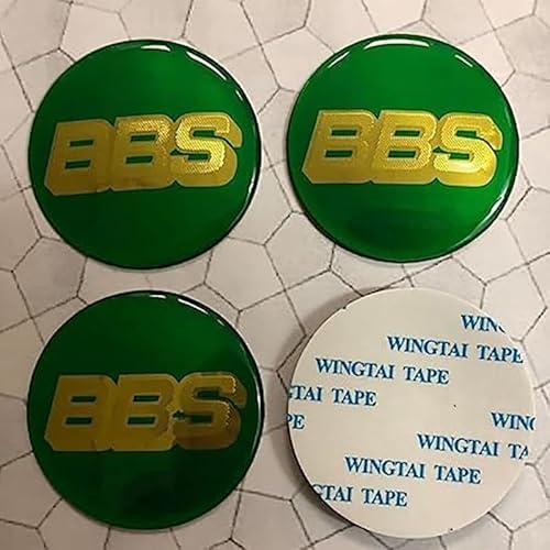 4 Nabendeckel, Für BBS 70mm Radnabenkappen Felgendeckel Radnaben-Mittelabdeckungen Radmutterkappen,B von SGGFGBBO