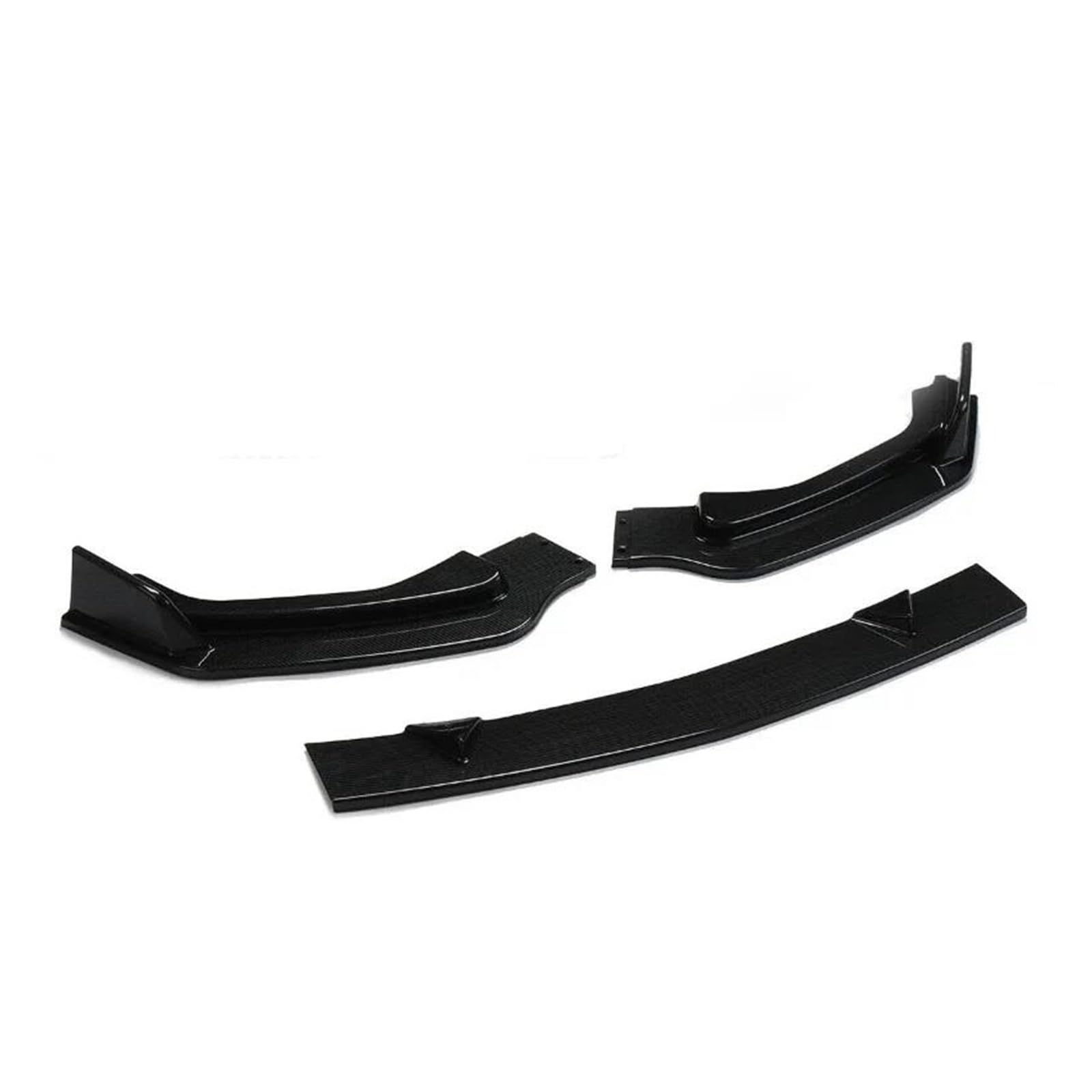 Auto Bumper Frontspoiler 3 Teile/Satz Für Infiniti Für Q50 2014 2015 2016 2017 2018 2019 2020 2021 Auto Vorderen Stoßfänger Lip Spoiler Splitter(Carbon Fiber 14-17) von SGHFUVE