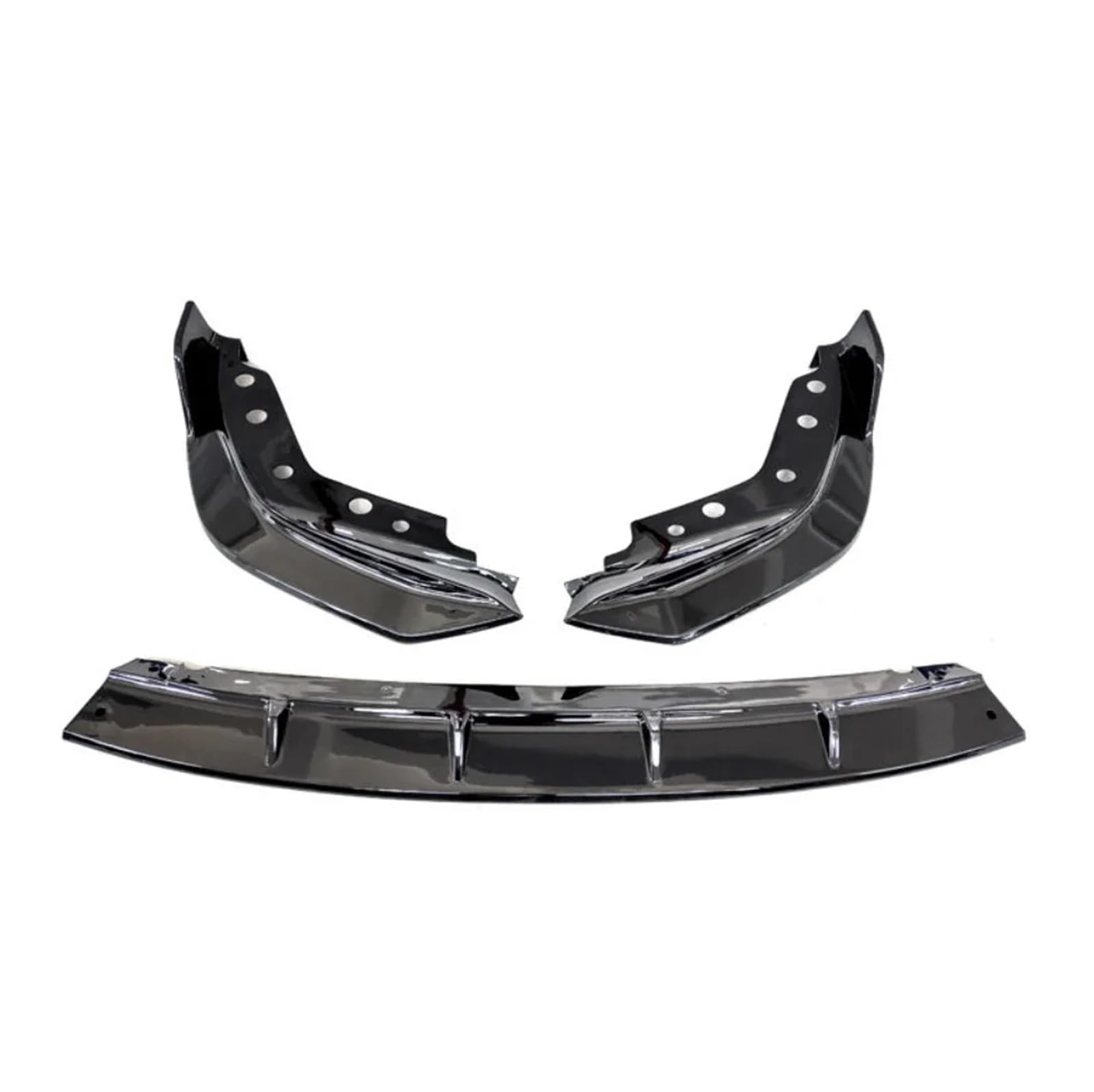 Auto Bumper Frontspoiler Für 3 Für Serie Für G20 Für G28 2020 2021 2022 Autospoiler Frontspoilerlippe Spoiler Splitter Frontspoilerlippe(Bright Black) von SGHFUVE