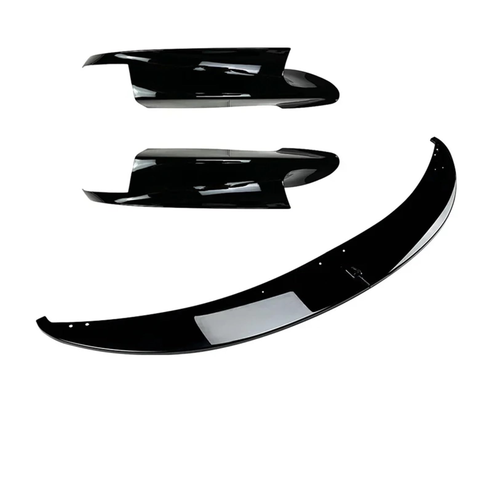 Auto Bumper Frontspoiler Für 3er-Serie Für E90 Für E91 Für E92 Für E93 Für M3 06-13 Auto Frontstoßstange Lip Splitter Spoiler Diffusor Schutzfolie(Gloss Black A B) von SGHFUVE