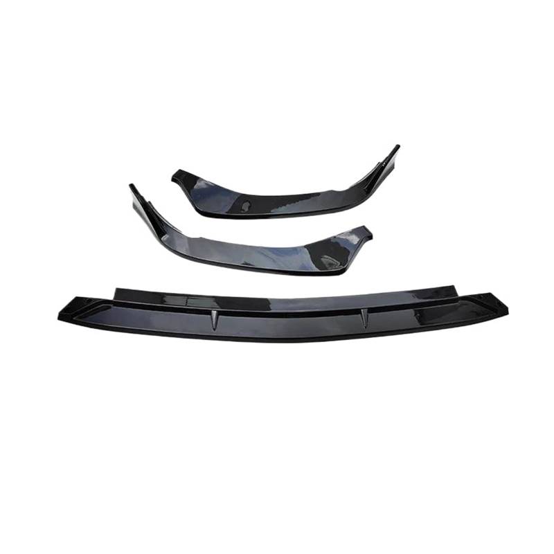 Auto Bumper Frontspoiler Für Benz Für C-Klasse Für W206 ABS Auto Frontstoßstange Lip Spoiler Diffusor Body Kit Spoiler Schwarz Schutzhülle Zubehör(Glossy Black) von SGHFUVE