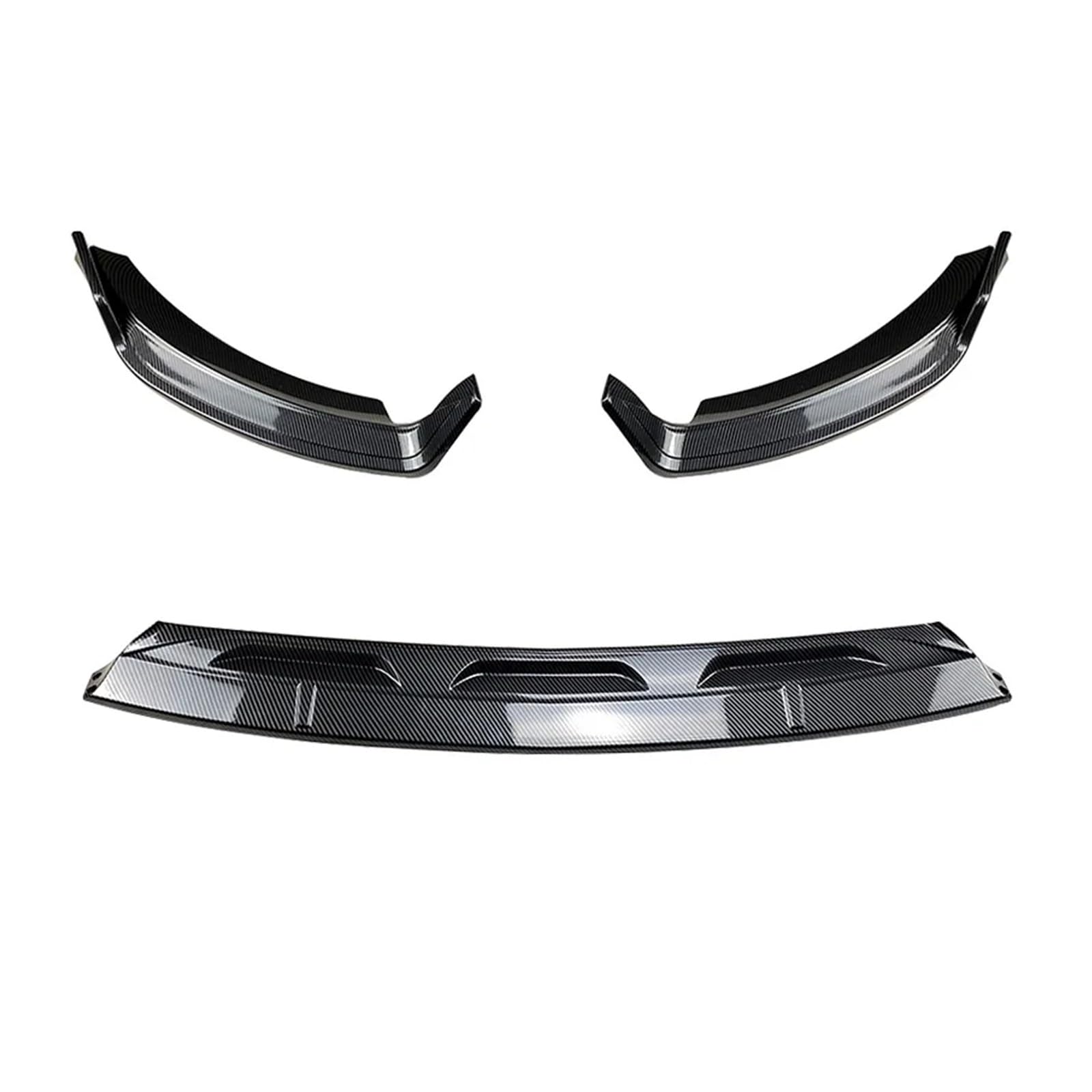 Auto Bumper Frontspoiler Für Benz Für GLE Für Klasse Für W167 Für C167 Für GLE350 Für AMG 2019-2023 Frontstoßstange Splitter Lip Spoiler Diffusor Body Kit(Carbon Look) von SGHFUVE