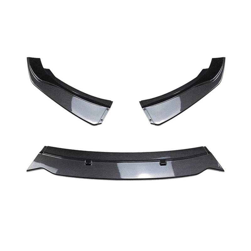 Auto Bumper Frontspoiler Für F20 Für F21 Für 116i Für 118i Für 120i 1er 11-19 Auto Frontstoßstange Lippe Spoiler Splitter Stoßstange Canard Lip Splitter(Carbon Look) von SGHFUVE