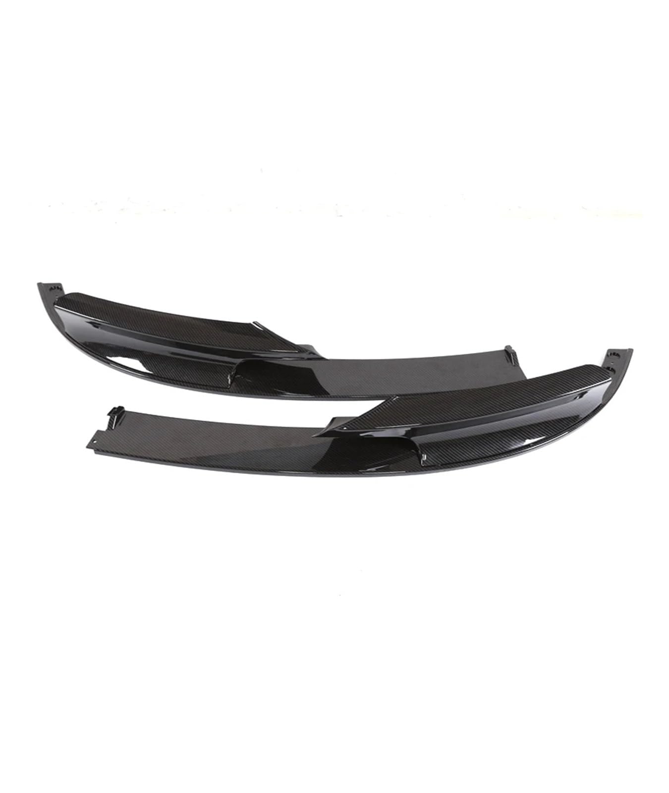 Auto Bumper Frontspoiler Für F30 Für F31 3er-Serie Für Sport 2012-2018 Für 328i Für 335i Für 330i Für 320i Frontspoilerlippe Splitter(Kohlefaser-Optik) von SGHFUVE