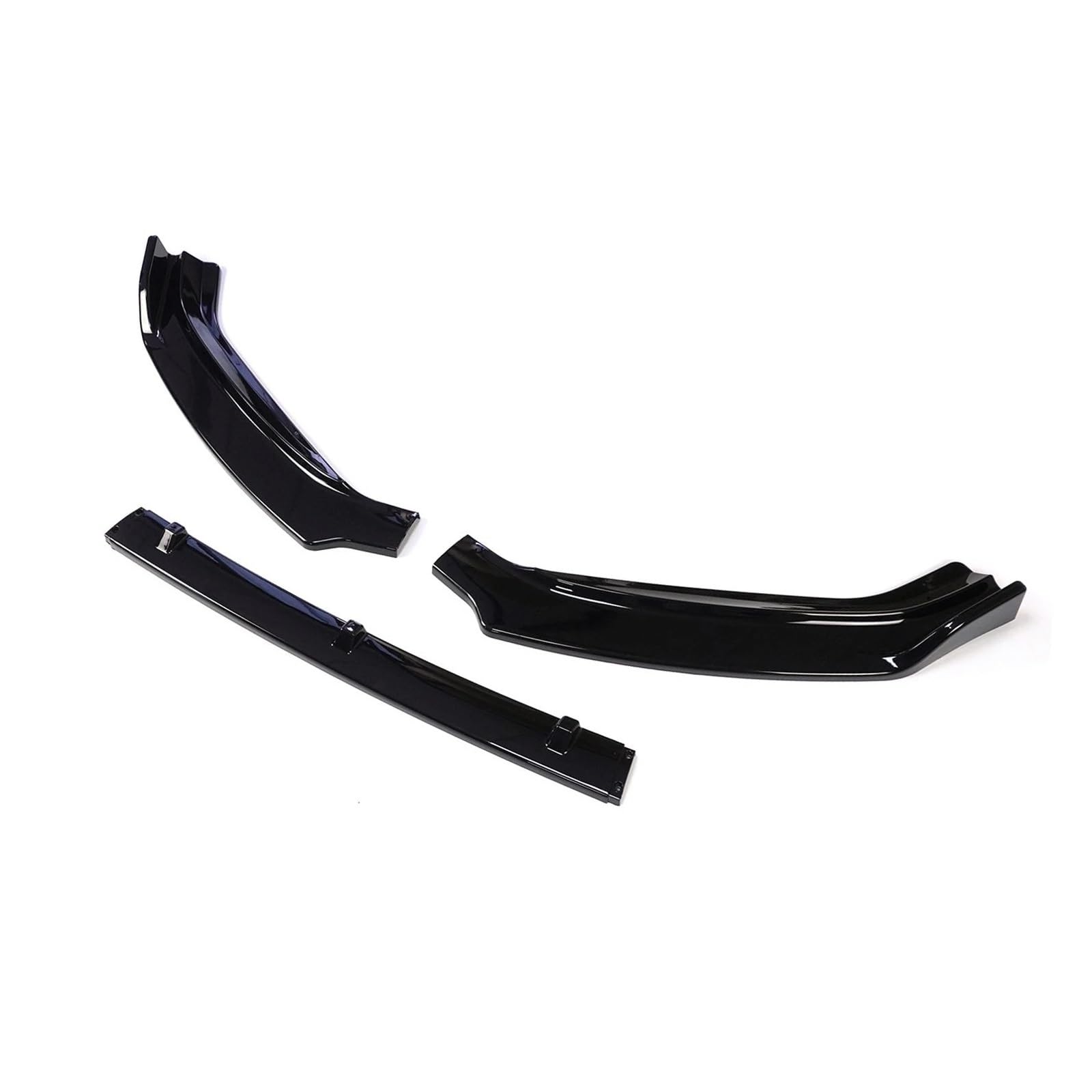 Auto Bumper Frontspoiler Für Golf 7 7.5 Für MK7 Für GTI 2014-2020 Auto Vorne Hinten Stoßstange Lip Body Kit Spoiler Splitter Diffusor Canard Splitter(Black Front Bumper) von SGHFUVE