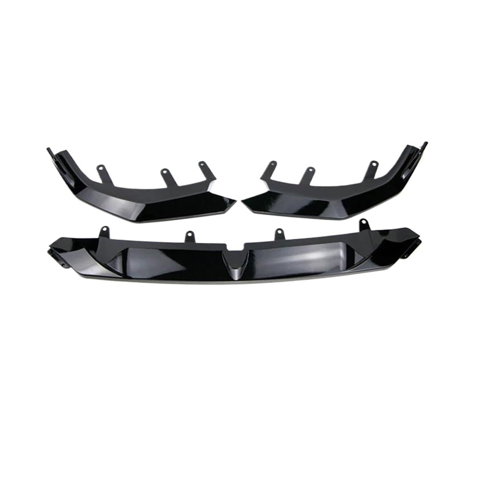 Auto Bumper Frontspoiler Für I3 Für Elektrische 2022 2023 Auto Front Stoßstange Splitter Lip Kinn Spoiler Körper Kit Diffusor Protector Schutz(Glossy Black) von SGHFUVE