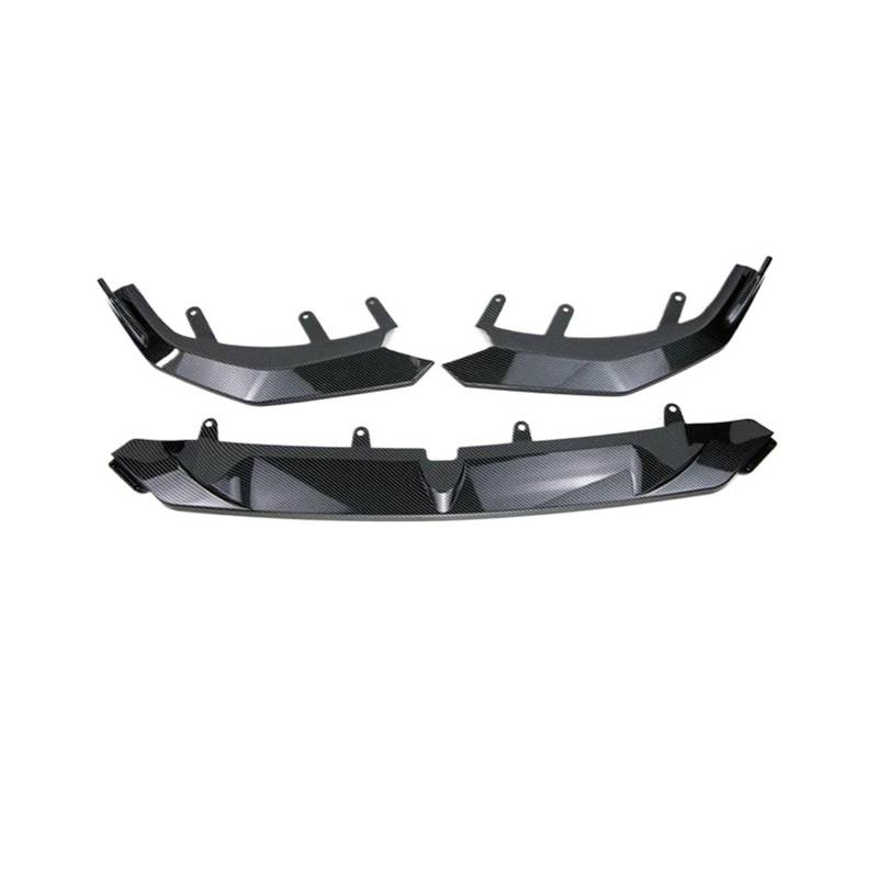 Auto Bumper Frontspoiler Für I3 Für Elektrische 2022 2023 Auto Front Stoßstange Splitter Lip Kinn Spoiler Körper Kit Diffusor Protector Schutz(Kohlefaser-Optik) von SGHFUVE