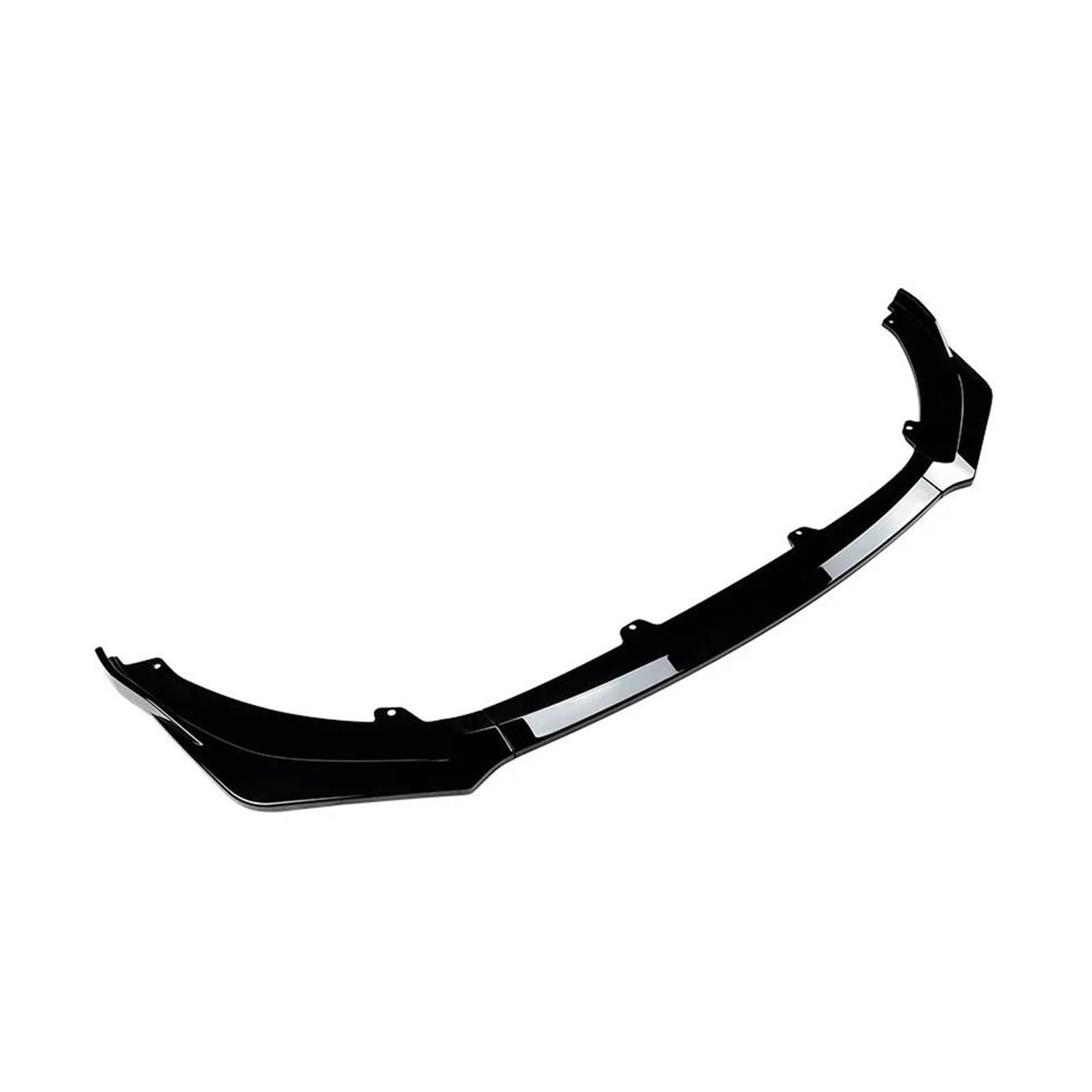 Auto Bumper Frontspoiler Für Kia Für Stinger Für GT 2018 2019 2020 2021 2022 2023 Auto Frontstoßstange Lip Spoiler Glänzend Schwarz Oder Carbon Fiber Look Body Kit(Glossy Black) von SGHFUVE