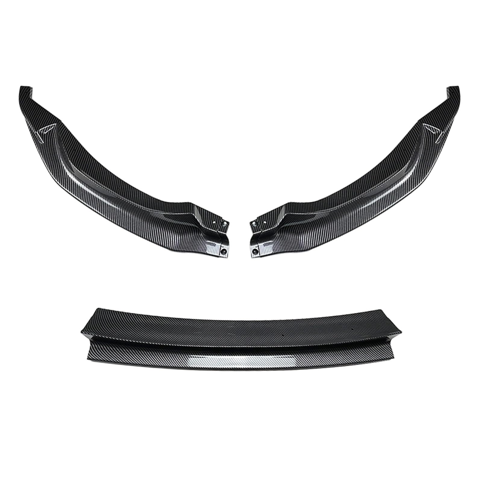 Auto Bumper Frontspoiler Für M3 Für F80 4-türige Limousine Für M4 Für F82 Für F83 2015-2020Auto Frontstoßstange Spoilerlippe Unteres Blatt Splitter Kit(Kohlefaser-Optik) von SGHFUVE